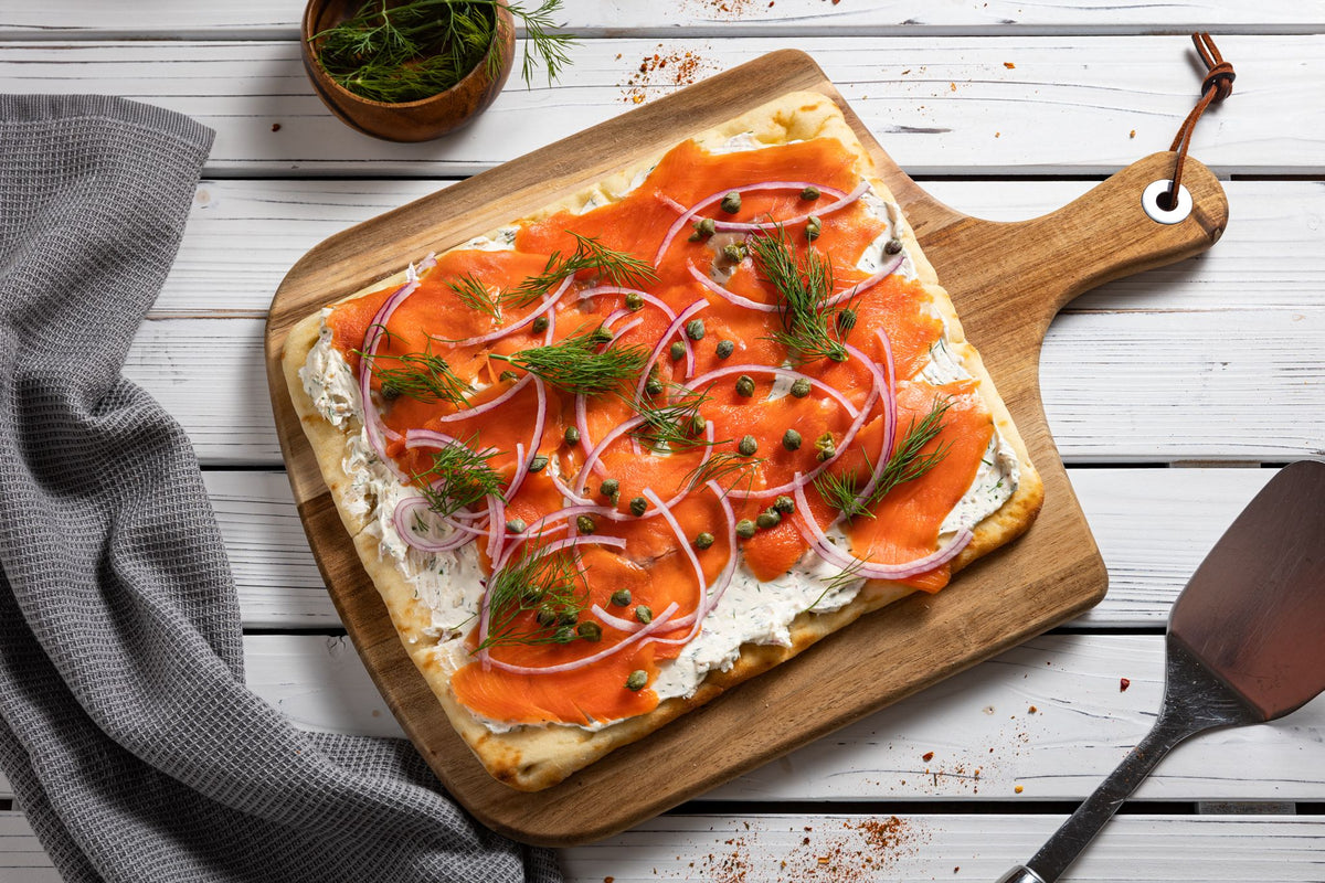 Cold Smoked Salmon Pizza – WCS GoFysh