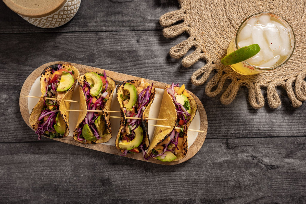 Halibut Tacos with Peach Salsa – WCS GoFysh