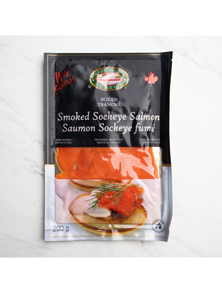 Cold Smoked Sockeye Salmon Lox – WCS GoFysh