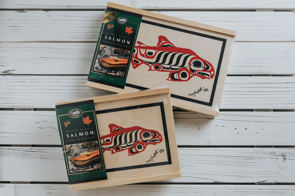 Smoked Sockeye Salmon- Cedar Gift Box